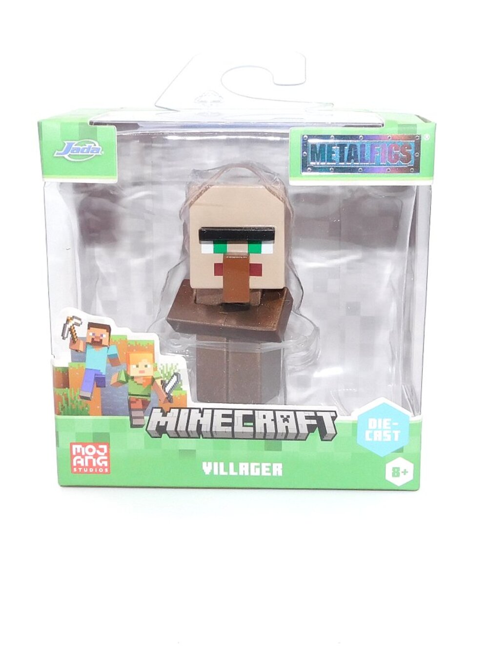 Minecraft Villager Metalfigs Die Cast Metal Figure Steve Alex NEW